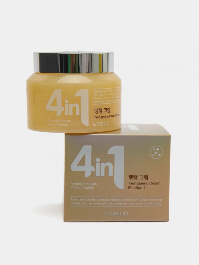 Крем с пептидами Dr.Cellio 4in1 Peptide Resilent Taengtaeng 70 мл