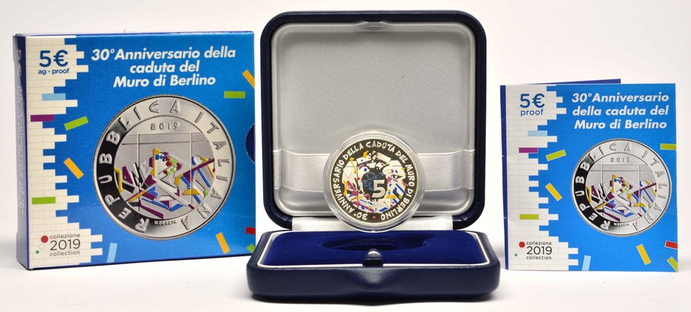 ИТАЛИЯ, 2019, 5 ЕВРО [СЕРЕБРО]