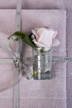 Полотенце 70x140 Garda Decor Юнона розовое 106DMT-751-4110-POL ROS