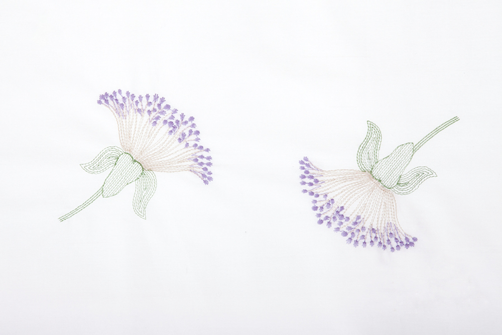 Наволочка 70х70 Bovi Gardenia белая Португалия фрагмент