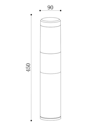 Ландшафтный светильник Outdoor O590FL-L8B4K