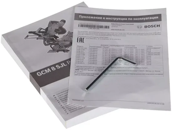 Торцовочная пила с протяжкой BOSCH GCM 8 SJL, 1600 Вт