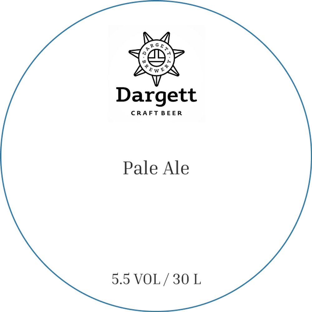 Пиво Даргетт Пэйл Эль / Dargett Pale Ale 30л - кег