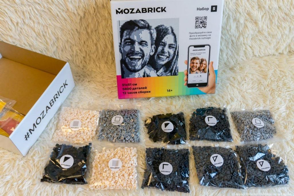 фото-конструктор MOZABRICK - Пксель-арт, собери свою картину по фото и вешай на стену!