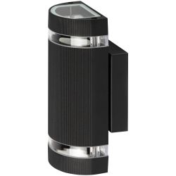 Садово-парковый светильник ЭРА GBW-102-BL-0230 Адрия 230В 2хGU10 max 30Вт IP54 230х100x95мм настенный | Садово-парковые светильники