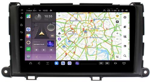 Магнитола для Toyota Sienna 3 2010-2014 - Kuberg OL-9695 QLed, Android 13, Быстрейшая, CarPlay, SIM-слот