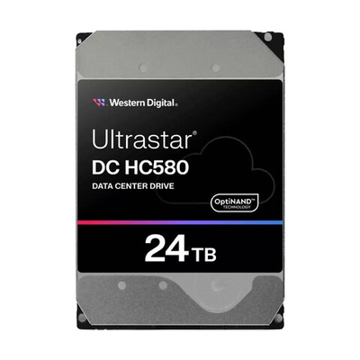 Жесткий диск Western Digital Ultrastar DC HС580 HDD 3.5" SATA 24TB, 7200 rpm, 512MB buffer, 512e/4Kn, (0F62796)
