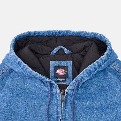 Куртка мужская Dickies Hooded Denim Jacket артикул:DK0A89FBCLB1 - купить в магазине Дайс