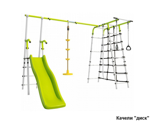 Спортивный комплекс ROMANA Богатырь Плюс - 2 (салатовый/белый)