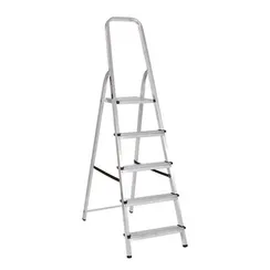 Лестница-стремянка "ВИХРЬ" 5-и ступенчатая алюминиевая (СА1х5)