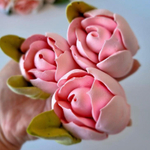 Насадка кондитерская большая «Дикая Роза» 56*44 мм