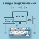 Monsgeek M1W, Haze Pink, Switch Fairy Silent