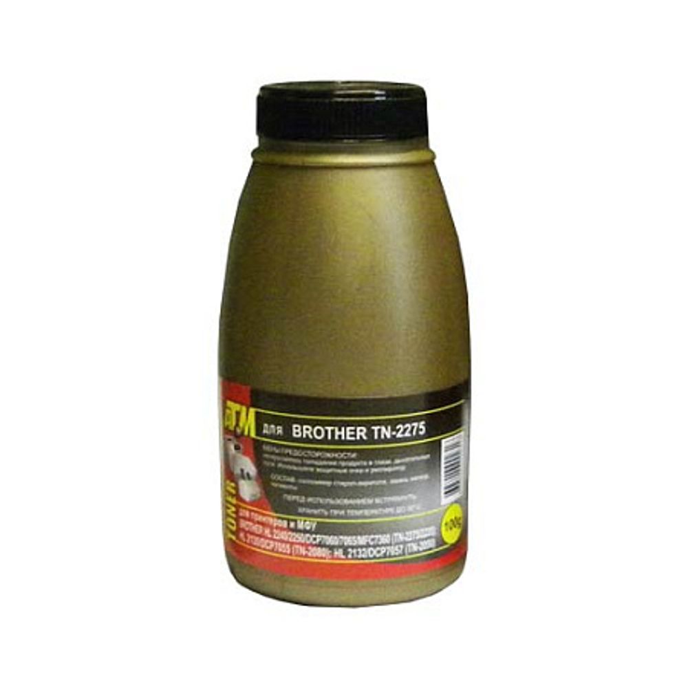 Тонер для BROTHER HL 2240/2250/2130/2132/DCP-7060/7065/MFC-7360 (TN-2235/2275/2080/2090) (100г) Gold ATM