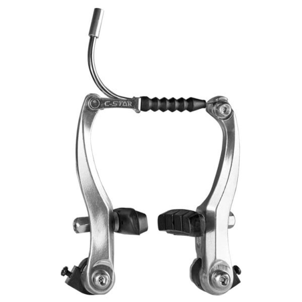 Тормоз ободной передний VB-980DG алюм.серебр./510045