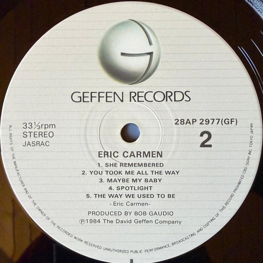 Виниловая пластинка Eric Carmen – Eric Carmen LP