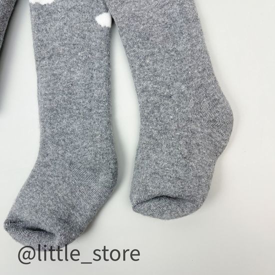 Колготки махровые Единорожка, Серые