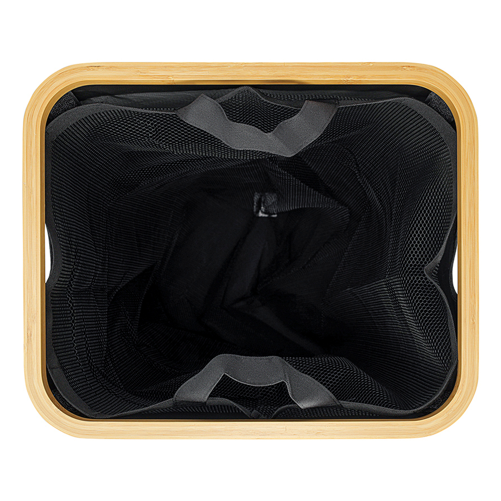 Корзина для белья neat tall, 41х35х74 см, черная