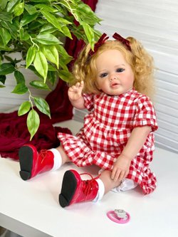 Кукла Реборн мягконабивная 60см в пакете (FA-041B)