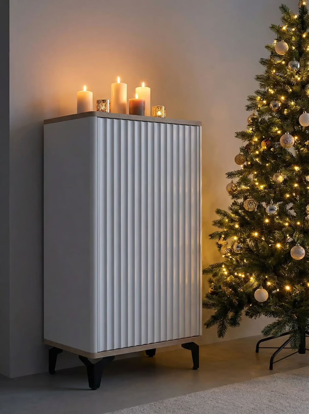 Комод ROYAL 5071 эко (Макиато-Черный)