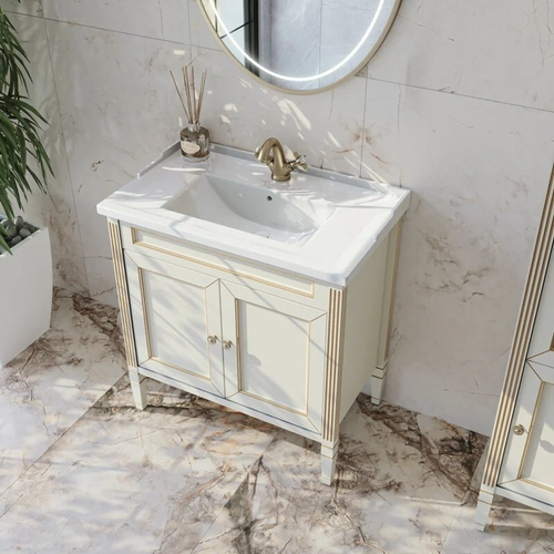 Тумба с раковиной Caprigo Albion Promo 80 светлый беж