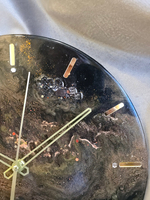 🕒 Часы настенные из эпоксидной смолы 30 см «Космическая бездна»