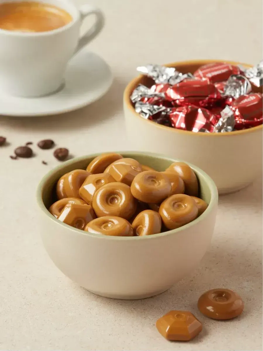 Леденцы со вкусом Арахиса, Сливы, Скотч Кофе 3 шт