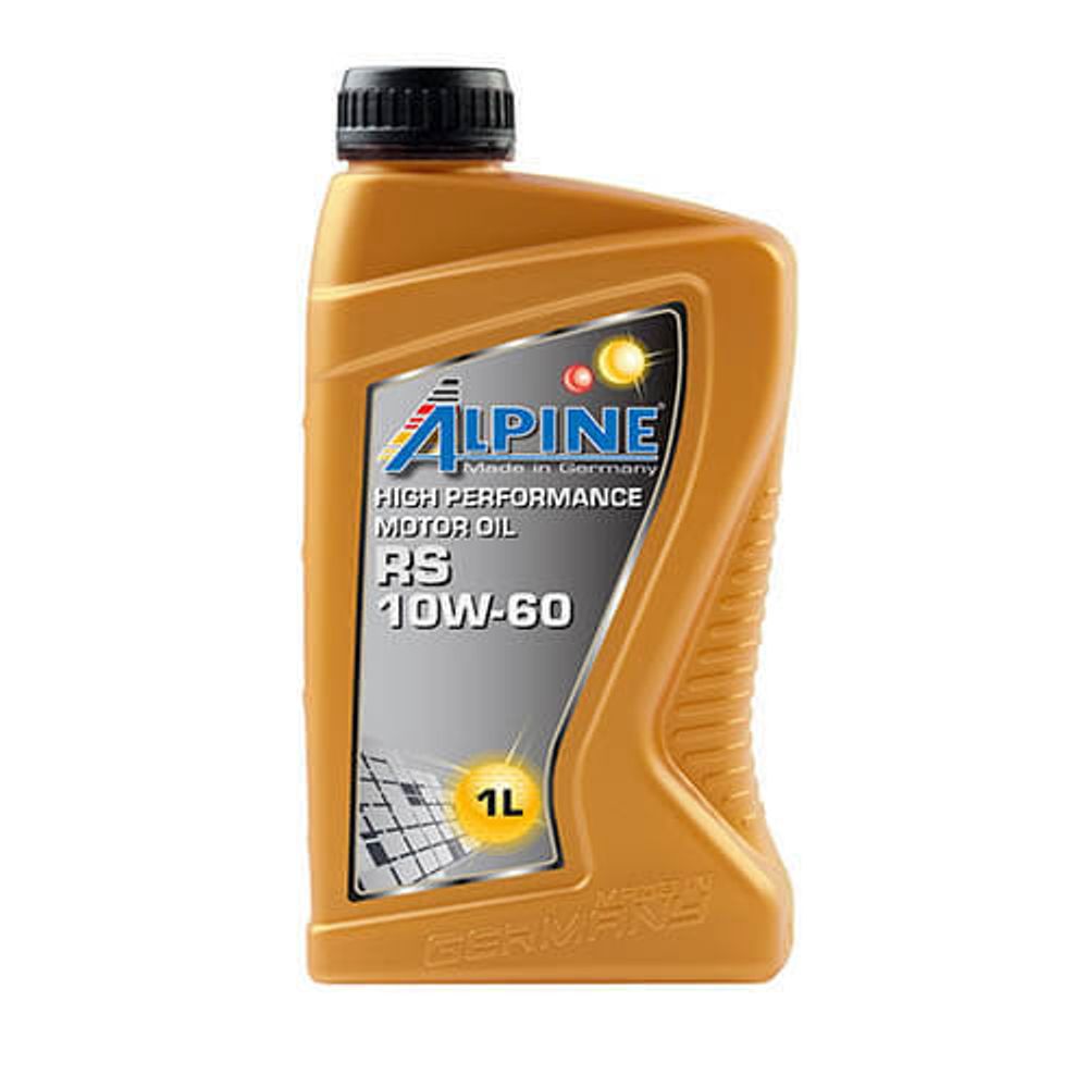 Моторное масло синтетическое ALPINE RS 10W-60 1 л х20 шт