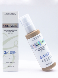 Тональный крем Enough Collagen Whitening moisture fondation 21тон