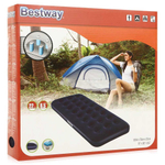 Матрас надувной Bestway, 185х76х22 см, 67000/010163BW, б/насоса, флок, ортопедический, 150 кг