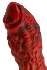 Вибратор Black&Red Monster Docus красный 20 см
