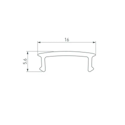 Экран ARH-FLAT-2000 Clear (Arlight, Пластик) 016629