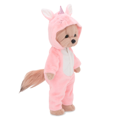 Мягкая игрушка Orange Toys Lucky Doggy Yoyo: Единорожек С каркасом 37см, коробка 44 см