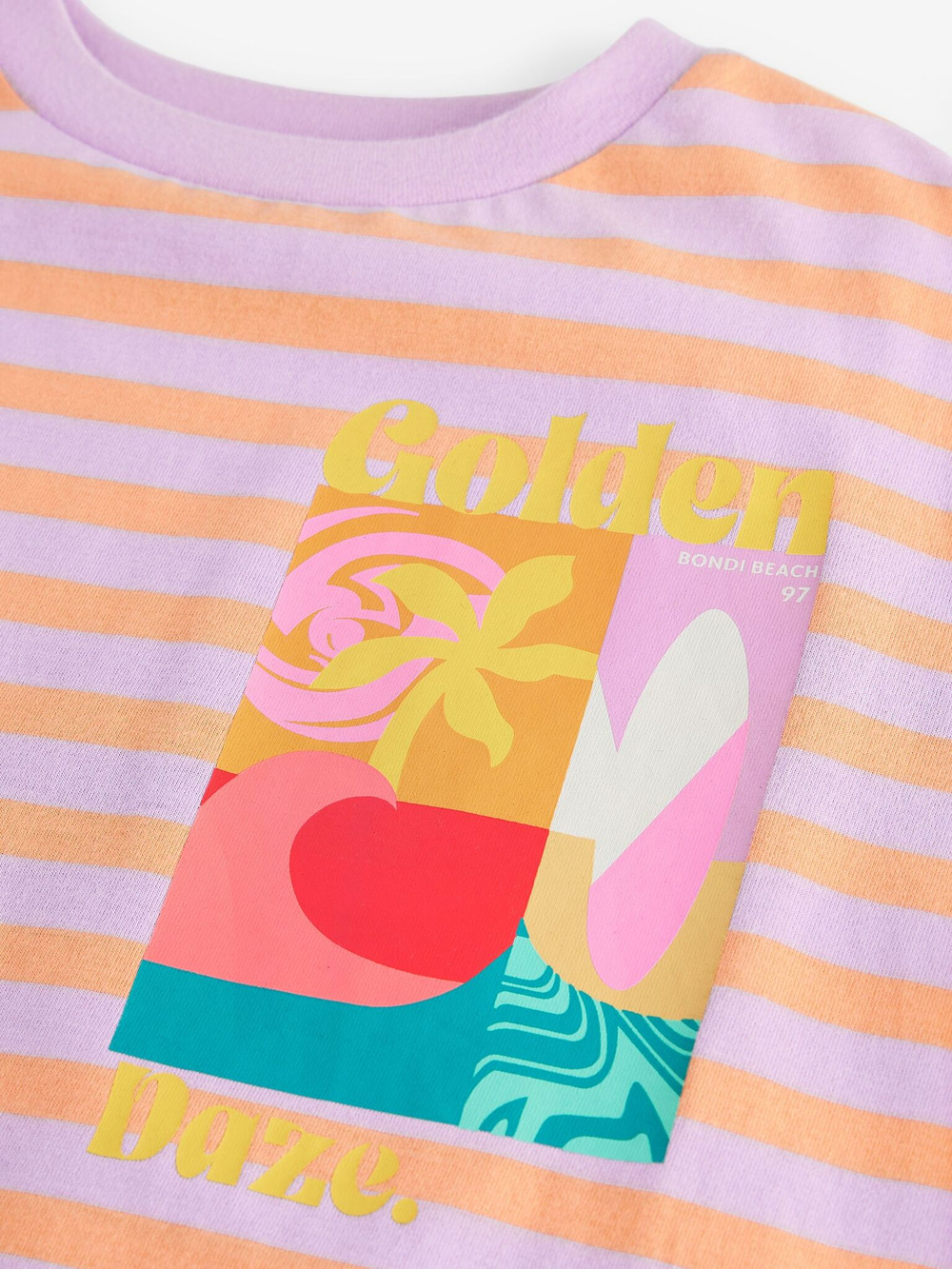 Футболка для девочки Next E60-124, Сиреневый, Оранжевый