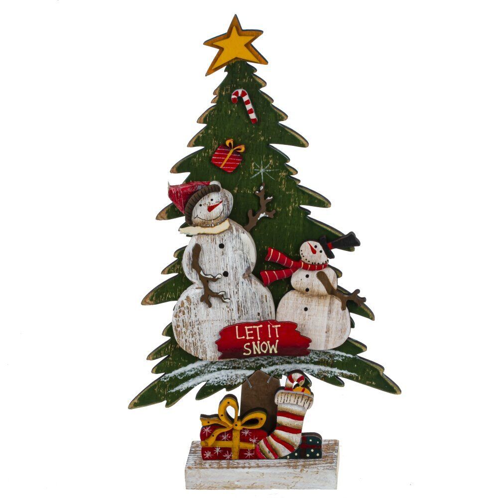 GAEM Фигурка декоративная "Ёлка",L18 W5 H31 см, 2в.