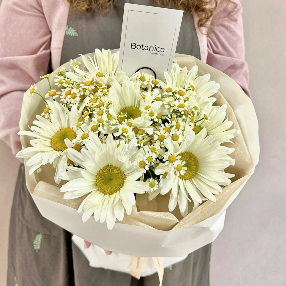 Букет ромашки и танацетум