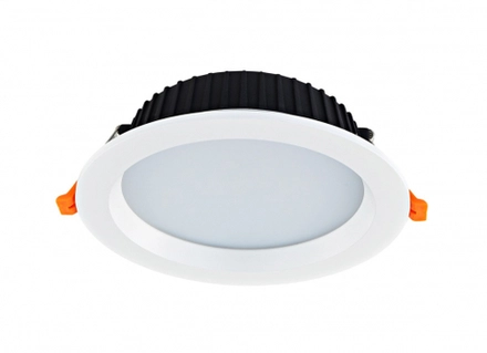 Светильник встраиваемый, 24W, 2280Lm, D195xH65мм, 3000К, IP44