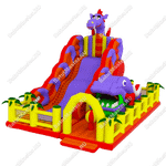 Надувной батут "Сиреневый дракон"