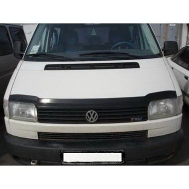 Защита капота 02090 VW T-4 (прямые фары) клеющаяся