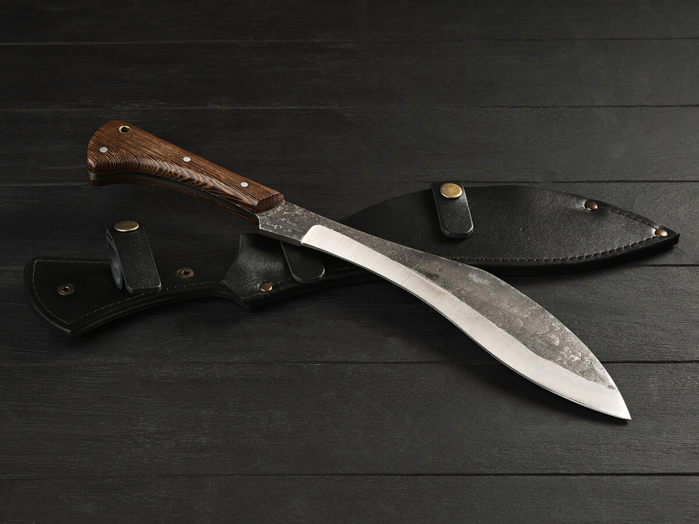 Непальский нож "Кукри", сталь 95Х18, рукоять венге