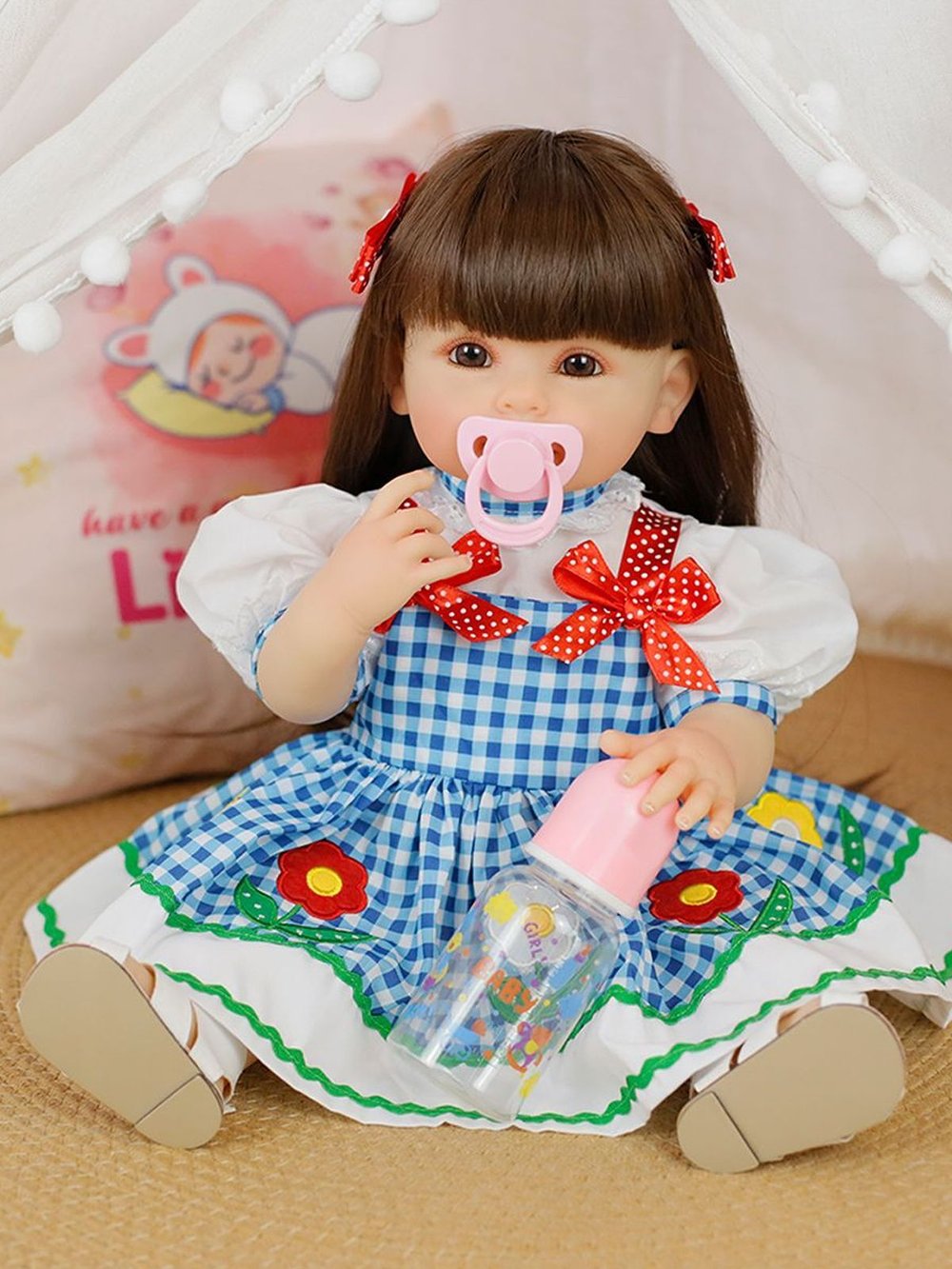 Кукла Реборн виниловая LifeReborn 55см (LR-010)