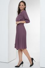Платье Идеальный силуэт (гофре, вайолет) Diolche (Акция)
