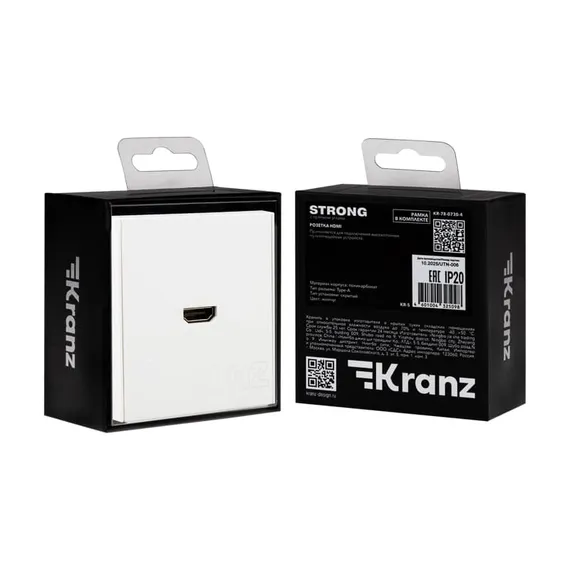 Розетка STRONG HDMI с/у жемчуг KRANZ