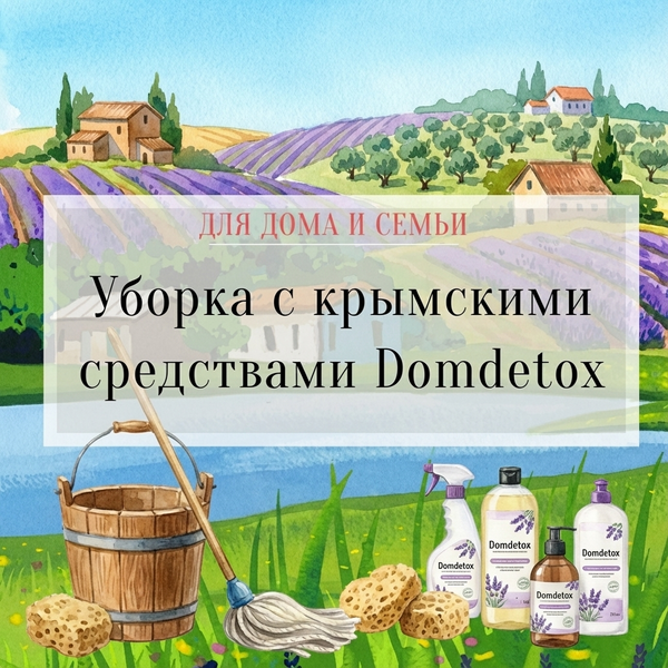 Уборка с крымскими средствами DomDetox