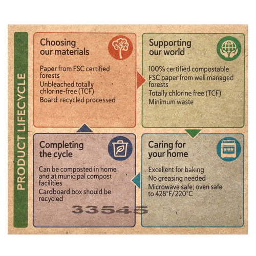 If You Care, формы для выпечки, большие, 60 шт.