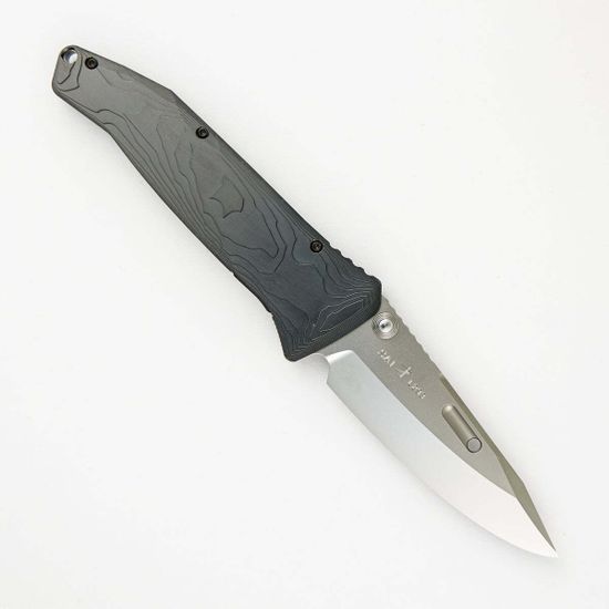 Премиальный японский нож Rockstead SAI-ZDP (BK) 67 HRC - рукоять фрез. титан, сталь ZDP-189