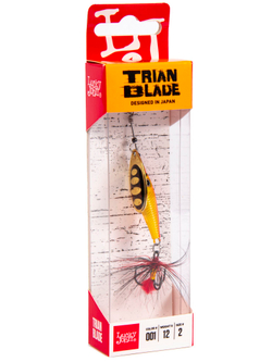 Блесна вращ. Lucky John TRIAN BLADE ROUND 12.0г 001 в блистере
