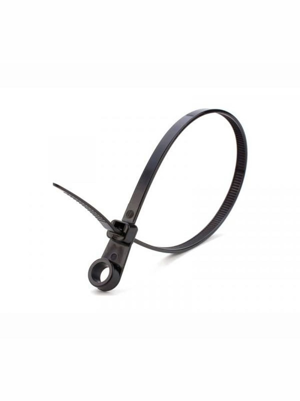 Стяжки Optimus 3,6x100мм с монтажным кольцом черные (100шт)