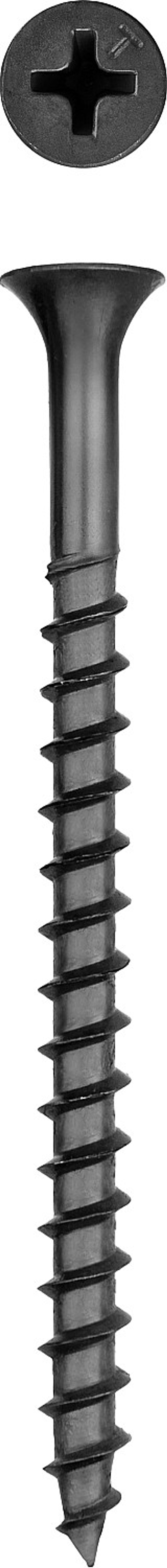 KRAFTOOL СГД, 75 х 4.2 мм, фосфатированное покрытие, 1200 шт (5,75 кг.), саморез гипсокартон-дерево (3005-75)