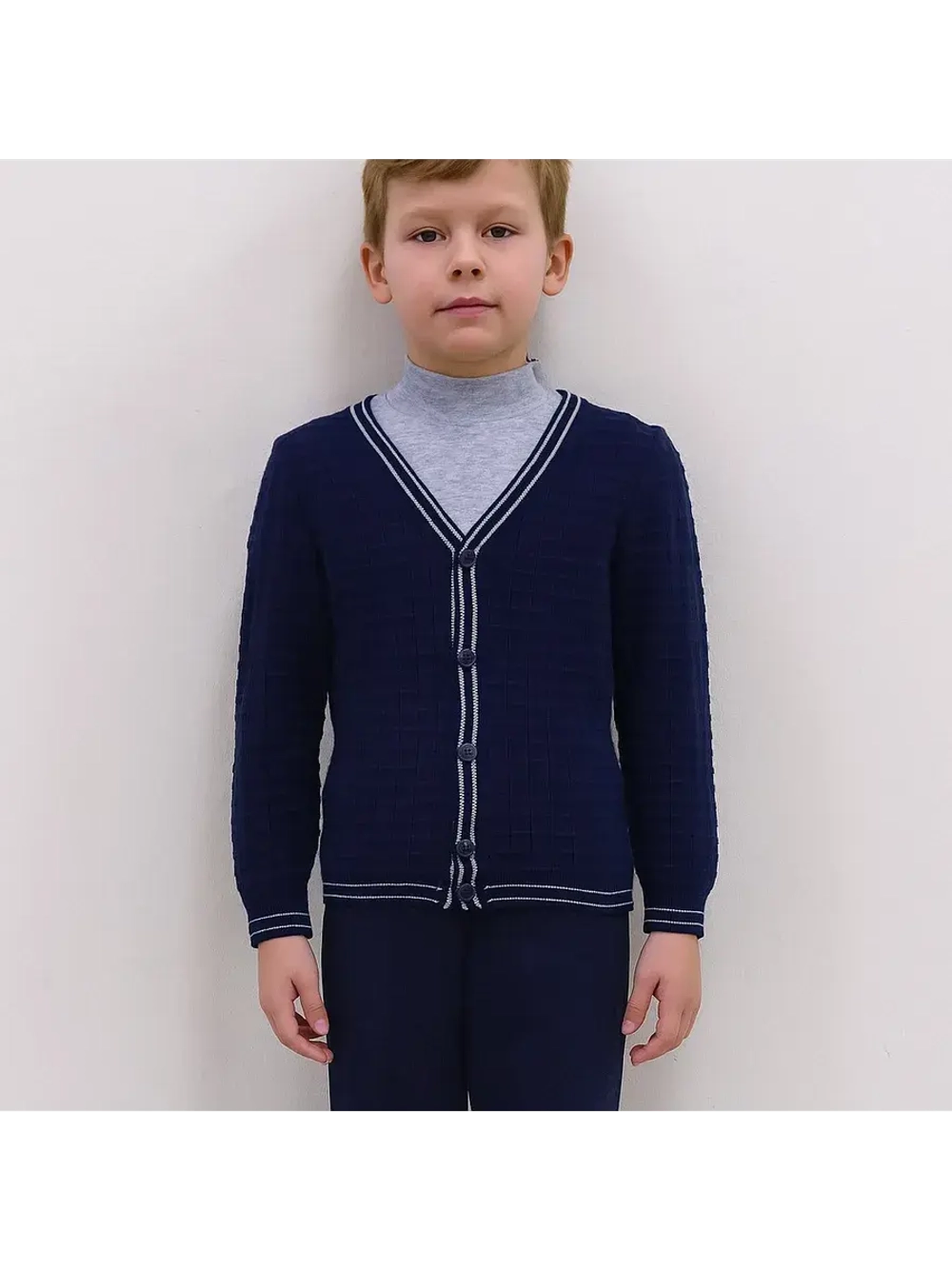 Джемпер для мальчика в школу