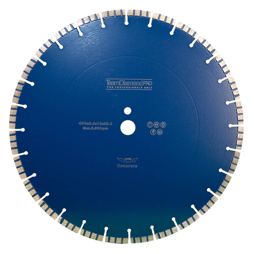 Диск алмазный 400x3,6x25,4 TeamDiamondPro Standart Q по бетону 774001